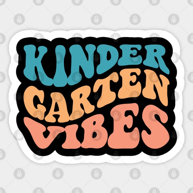 KINDERGARTEN vibes Sticker by Myartstor 